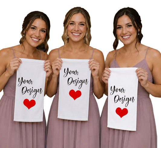 Personalized Mr and Mrs Wedding Towel | Custom Name & Date Waffle 11x18 Towel