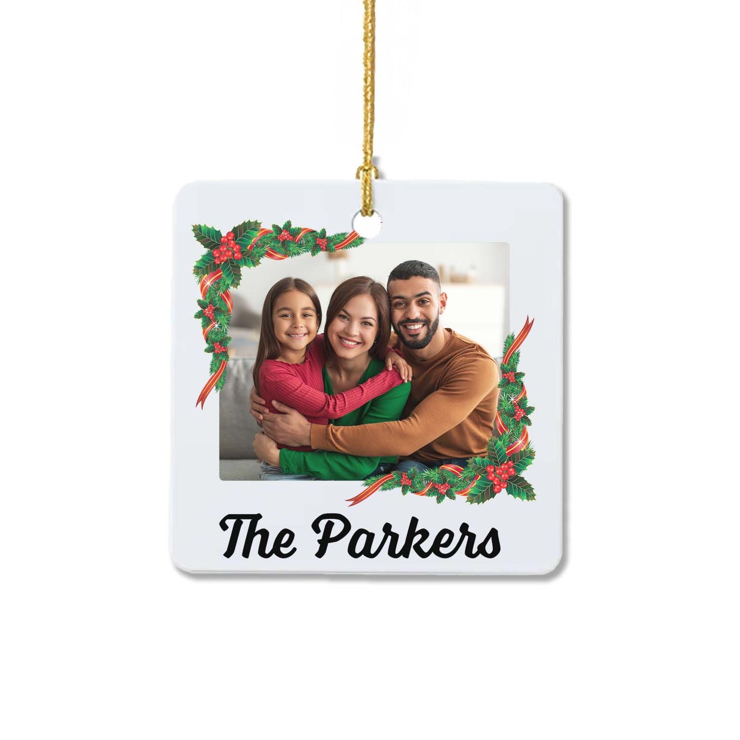 Polaroid Christmas Ornament