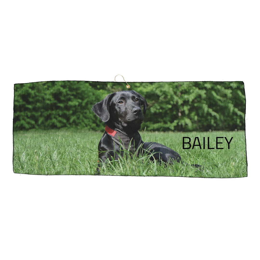 Design Your Own - Microfiber Waffle Large Caddy Golf Towel (17” x 40”)