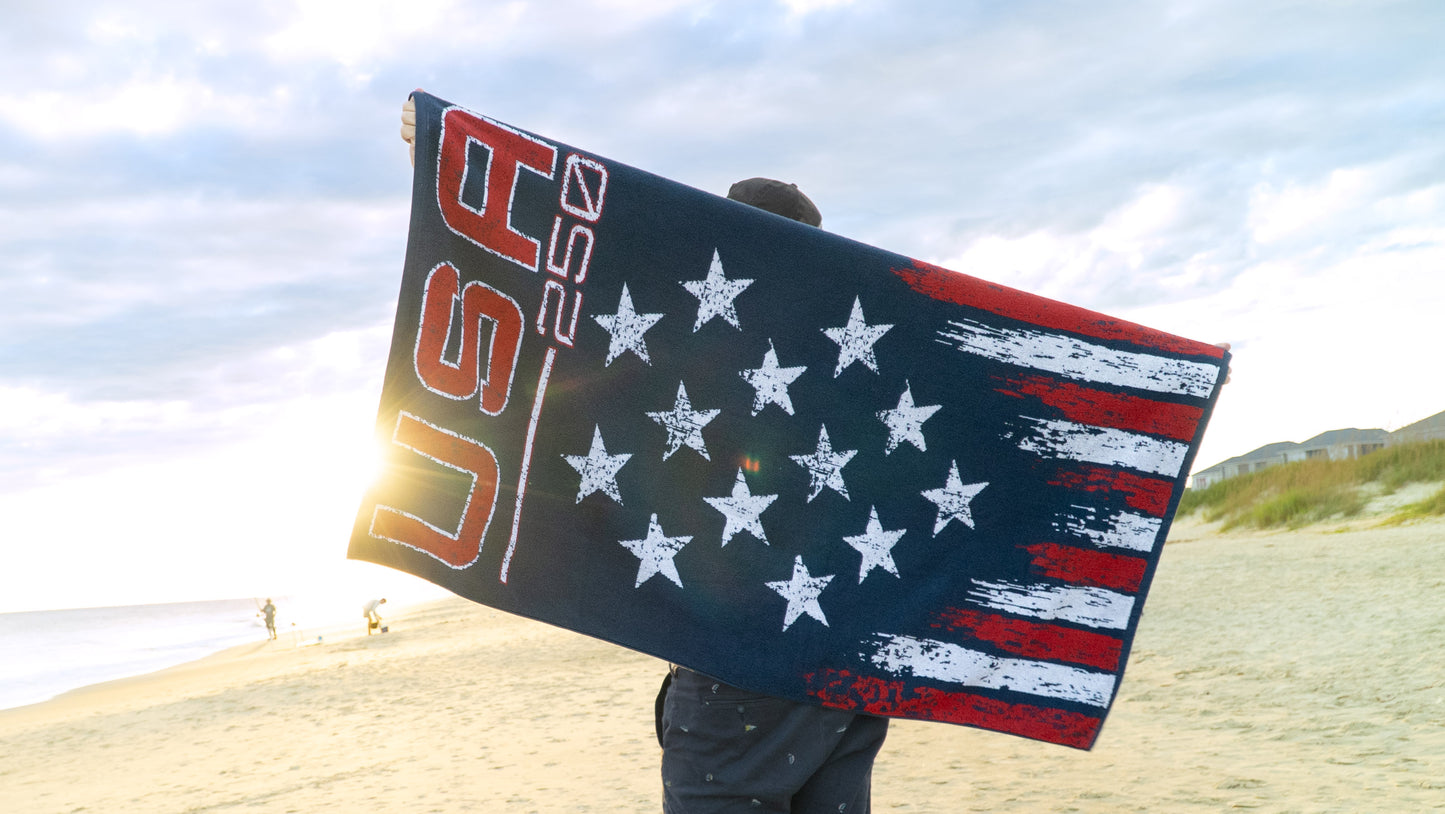Made in USA Heritage Beach Towel