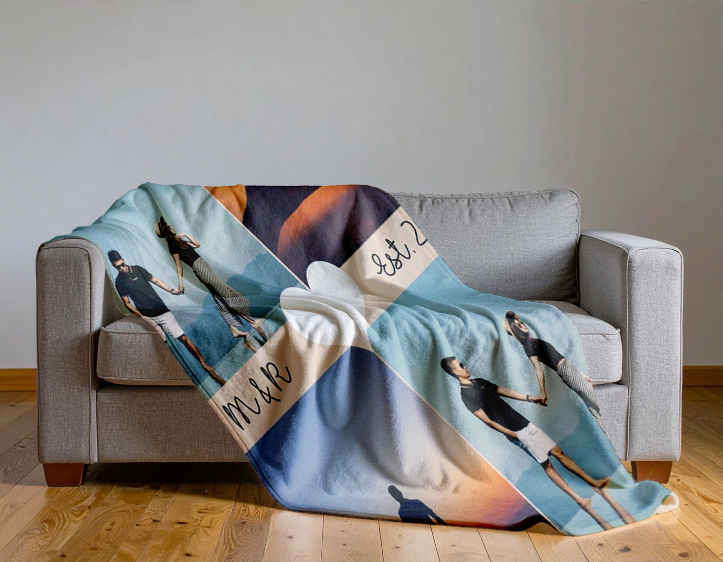 4 Photos Love Blanket