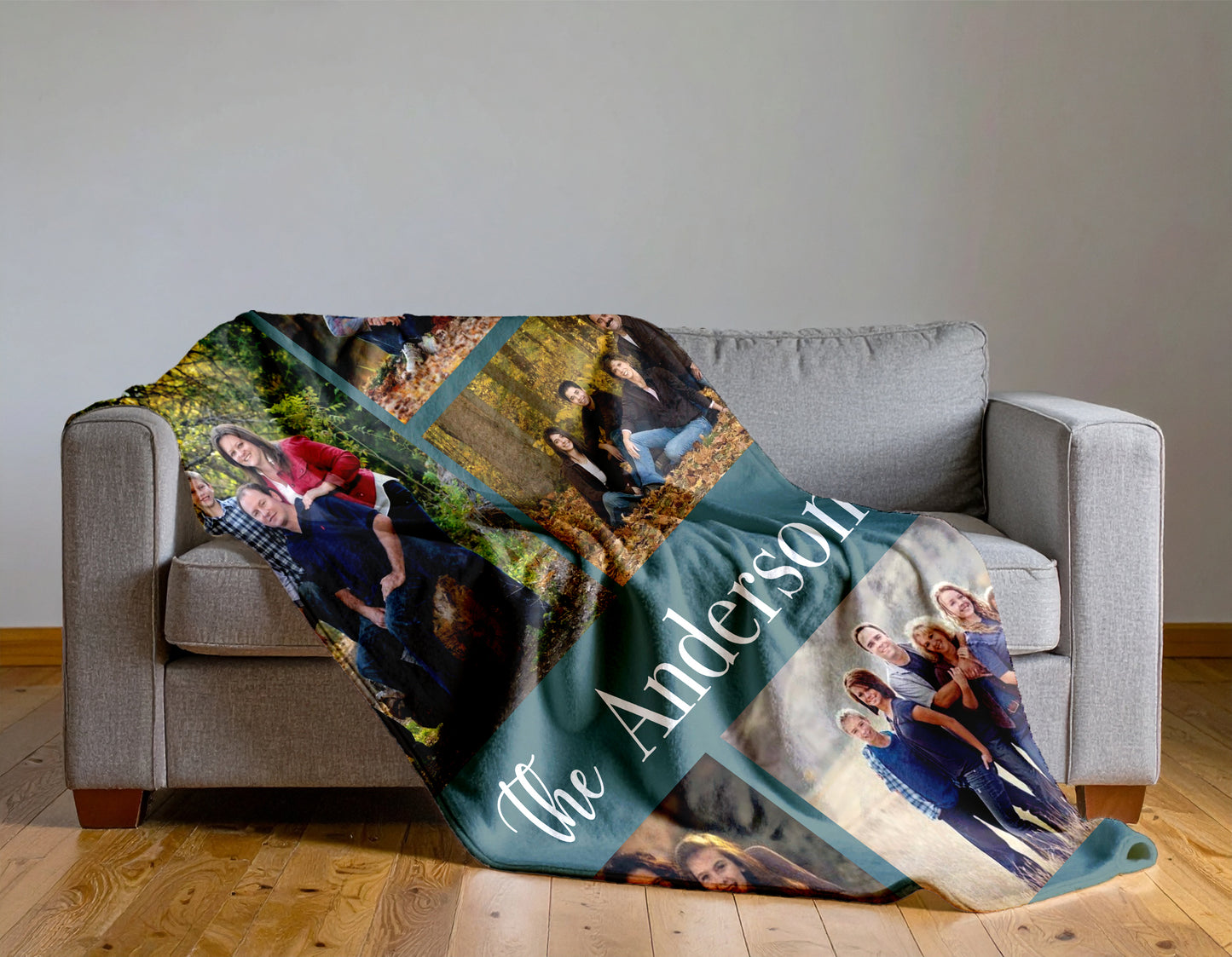 4 Photos Love Blanket