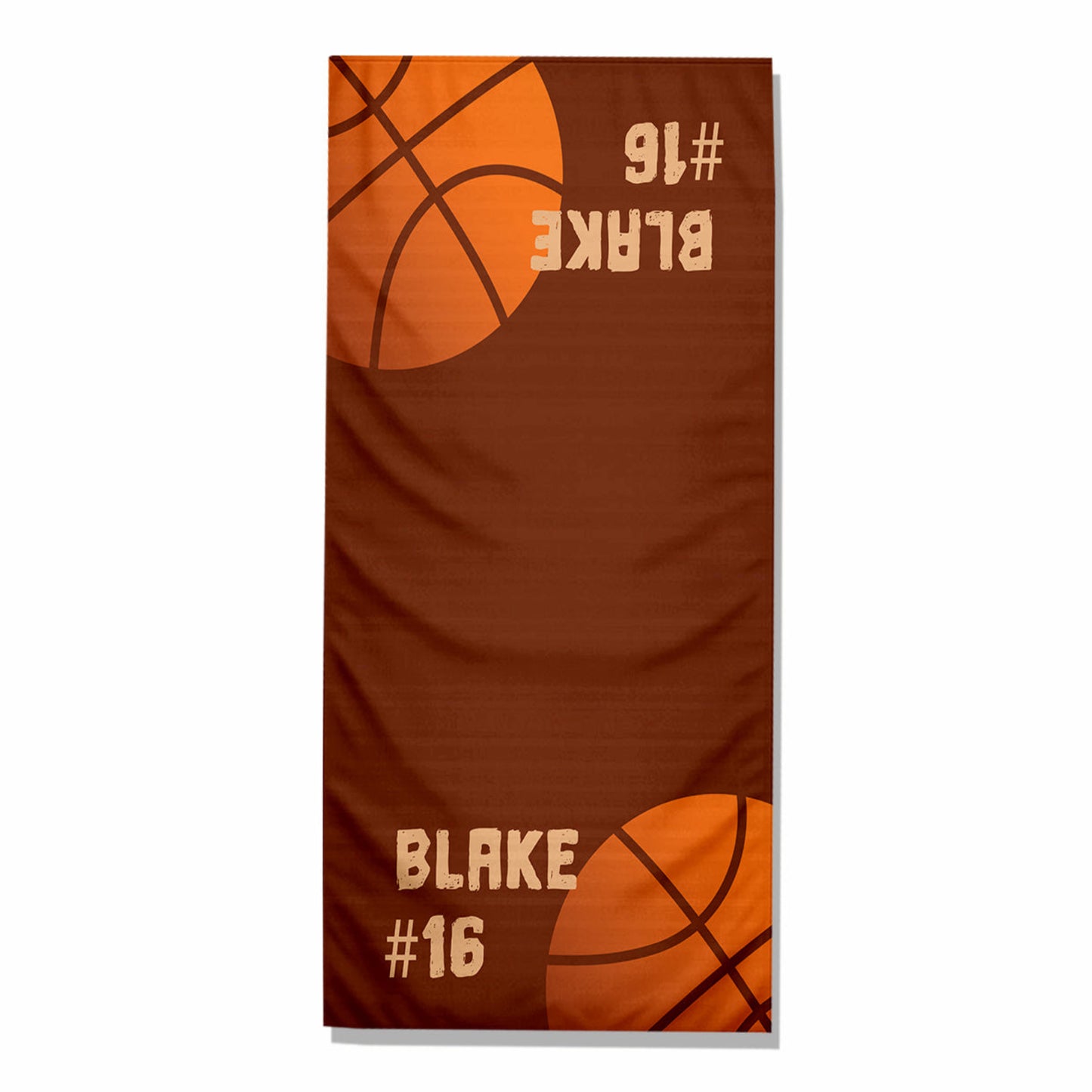 Personalized Basketball Player Cooling Sports Towel | Name and Number | Team Spirt | Athlete Gift | Game Fan Support | BBall Team Towel (16" x 32")