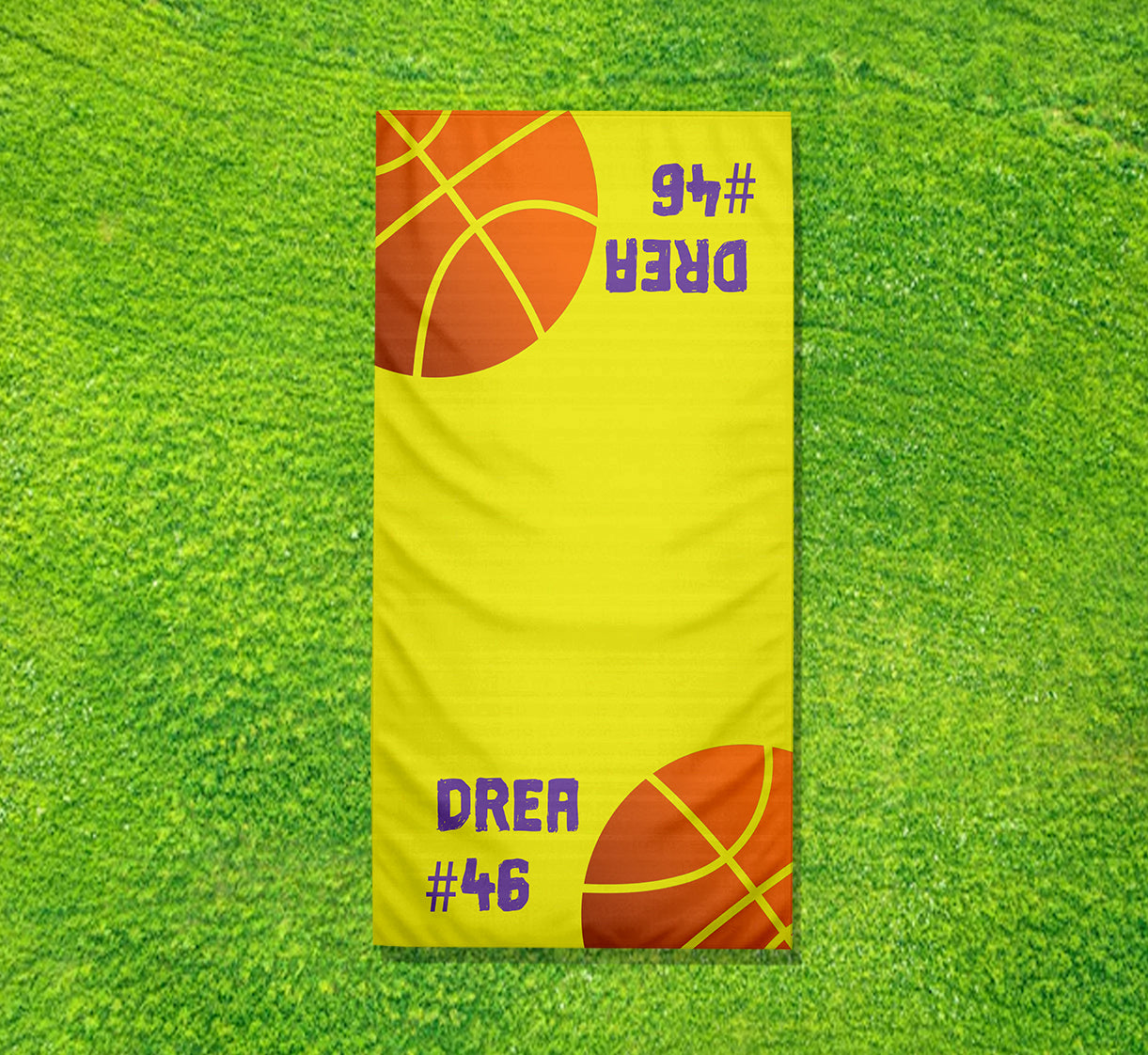 Personalized Basketball Player Cooling Sports Towel | Name and Number | Team Spirt | Athlete Gift | Game Fan Support | BBall Team Towel (16" x 32")
