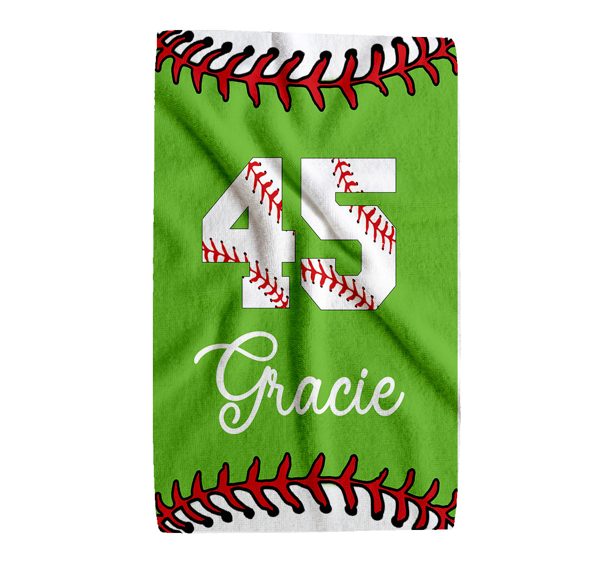 Personalized Baseball Sports Towel | Custom Name & Number Towel | Baseball Player Gift | Team Spirit Towel | Baseball Fan Gift | Game Day (16x25)