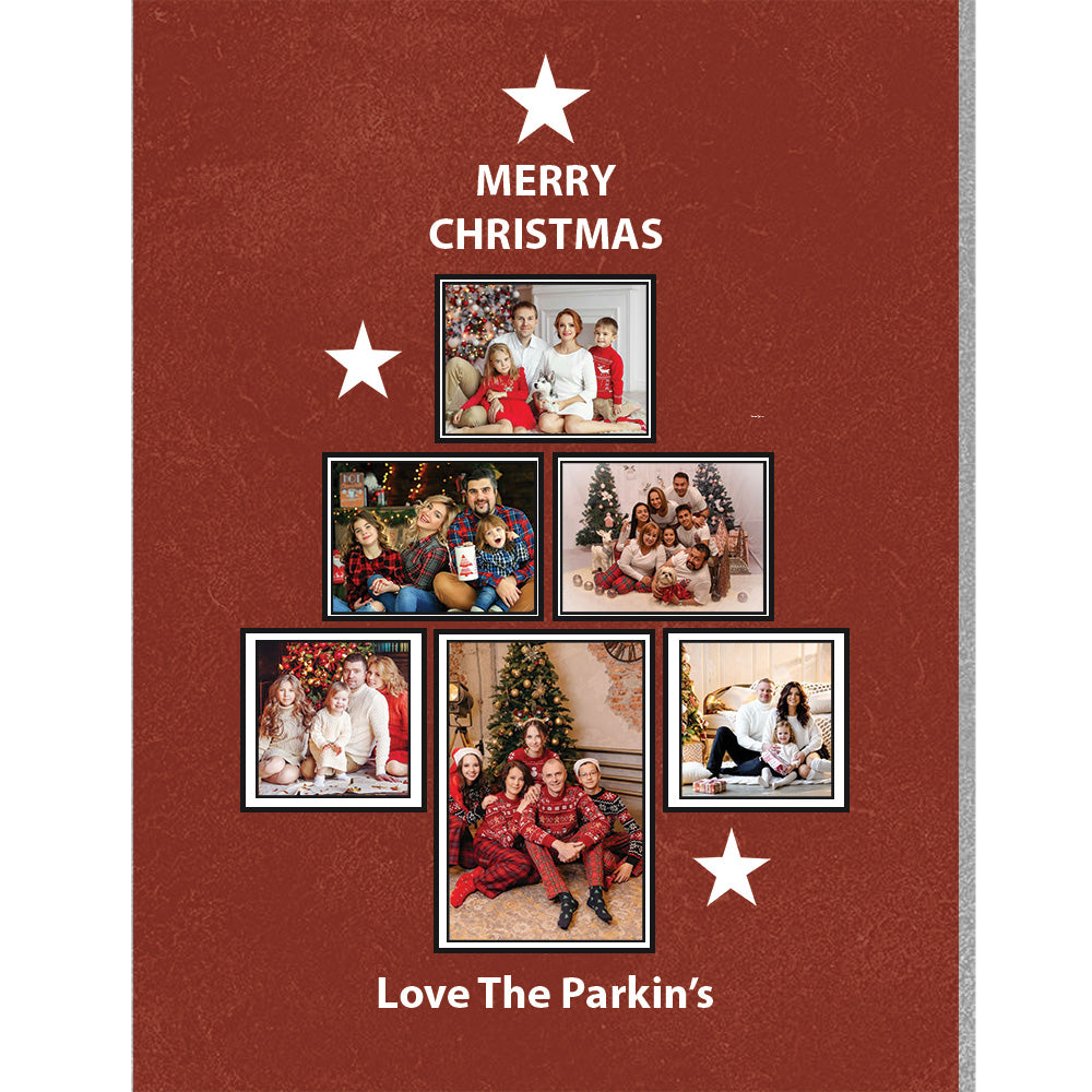 Christmas Tree Photo Blanket