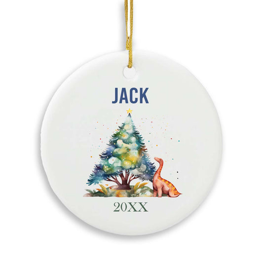 Dinosaur Baby's First Christmas Ornament