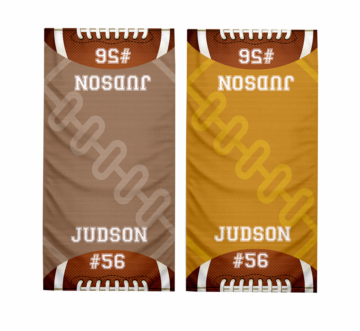 Personalized Football Player Cooling Sports Towel | Name and Number | Team Spirit | Athlete Gift | Game Fan Support | Dugout Towel