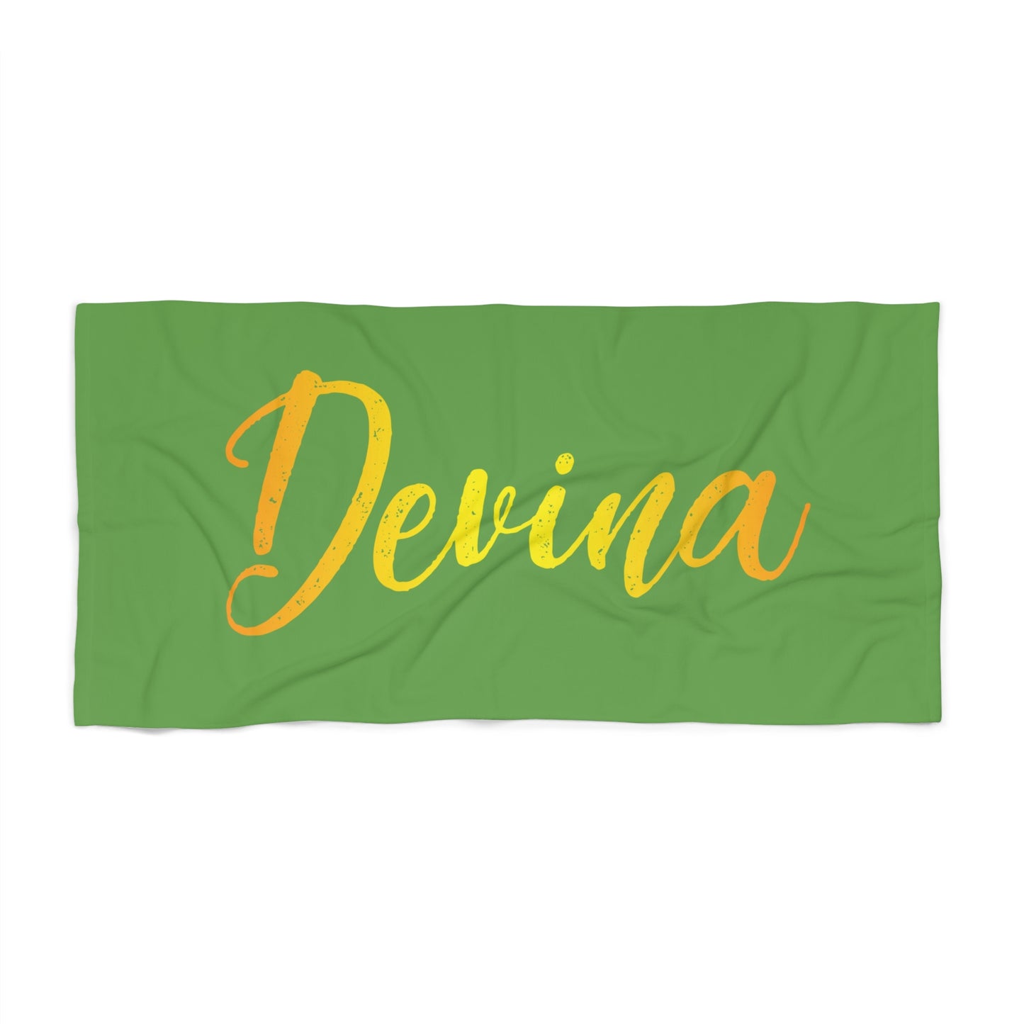 Personalized Solid Color Sun Kissed Name Feminine Beach Towels | Poolside Keepsake  | Girls Beach Day | Back to School Gift | Beachy Style