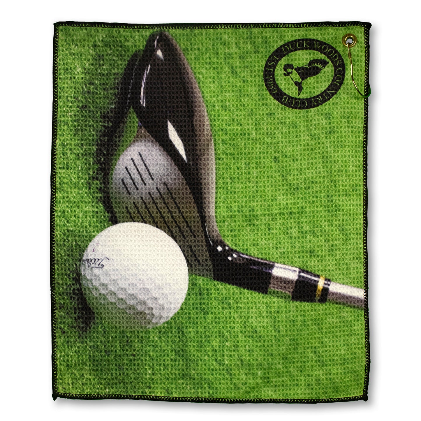 Design Your Own - Microfiber Waffle Small Golf Towel (15” x 18”)