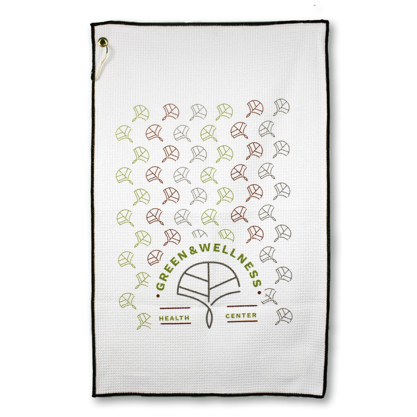 Design Your Own - Microfiber Waffle Golf Towel  (16” x 26”)