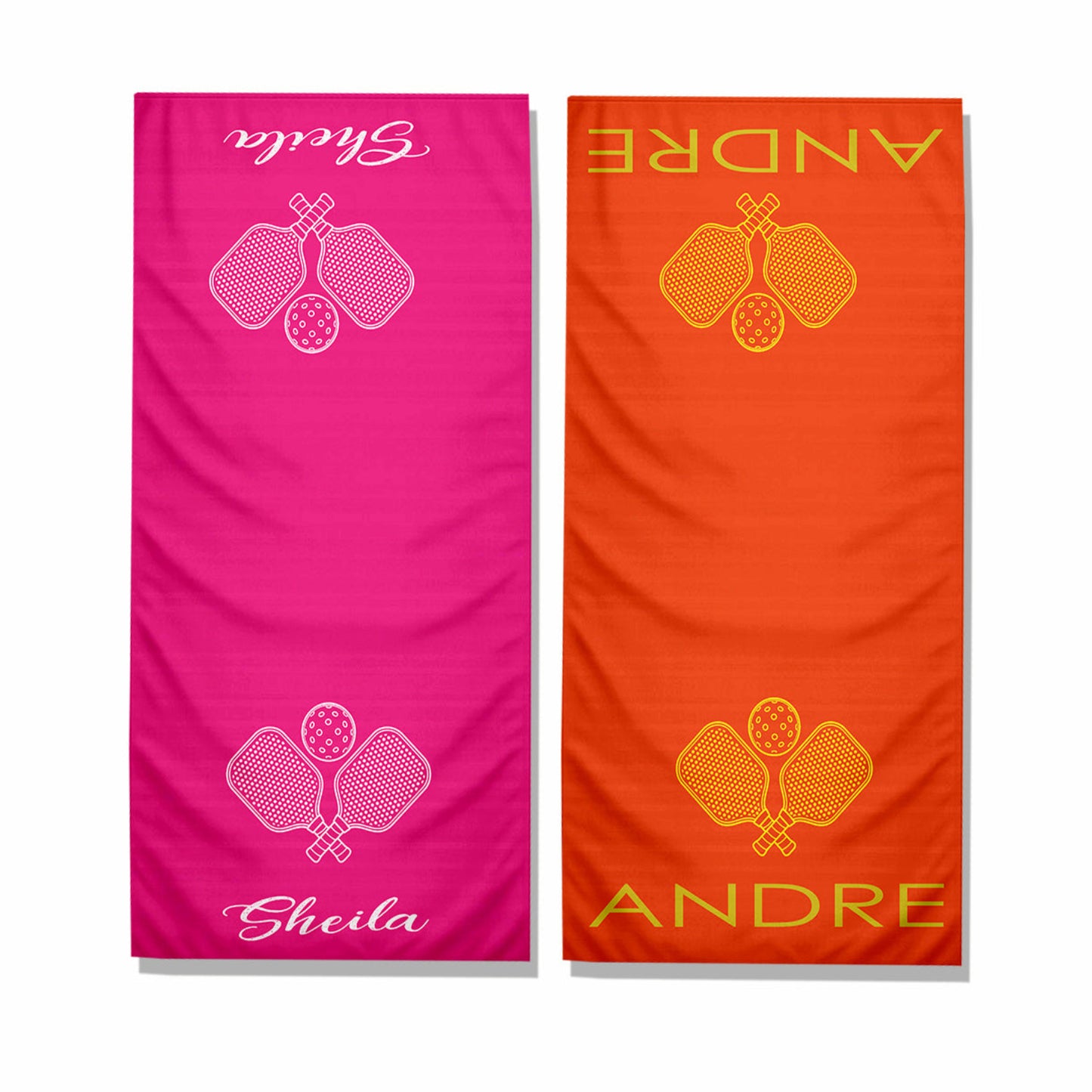 Personalized Pickleball Player Cooling Sports Towel  with Name | Team Gift for Coach and Team | Custom Sports Towel | Pickleball Tournament (16" x 32")