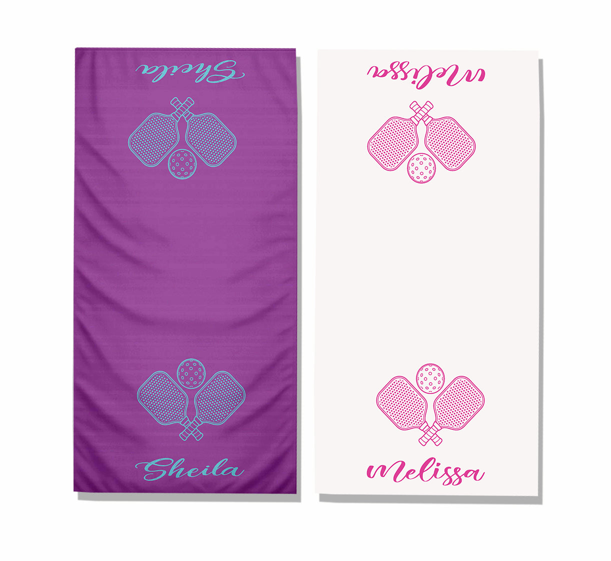 Personalized Pickleball Player Cooling Sports Towel  with Name | Team Gift for Coach and Team | Custom Sports Towel | Pickleball Tournament (16" x 32")