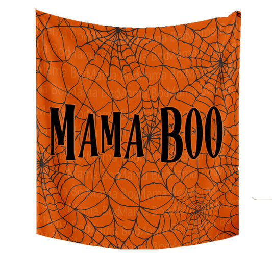 Personalized Halloween Spider Web Name Blanket | Creepy Throw | Macabre Gift |  Spooky Home Fall Decor | Halloween Keepsake | Eerie Autumn