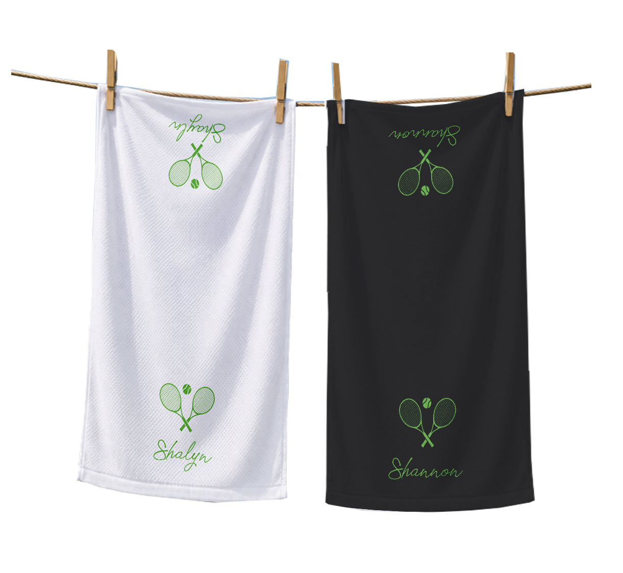 Personalized Tennis Cooling Towel | Custom Name Sports Towel | Tennis Player Gift | Tennis Team Gift | Tennis Coach Gift | Tennis Match Gift (16x32)