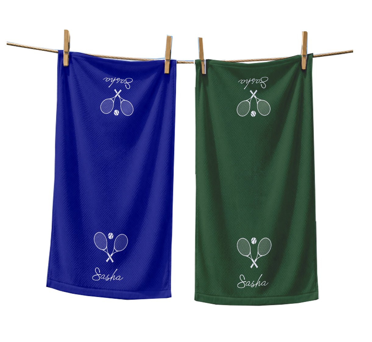 Personalized Tennis Cooling Towel | Custom Name Sports Towel | Tennis Player Gift | Tennis Team Gift | Tennis Coach Gift | Tennis Match Gift (16x32)