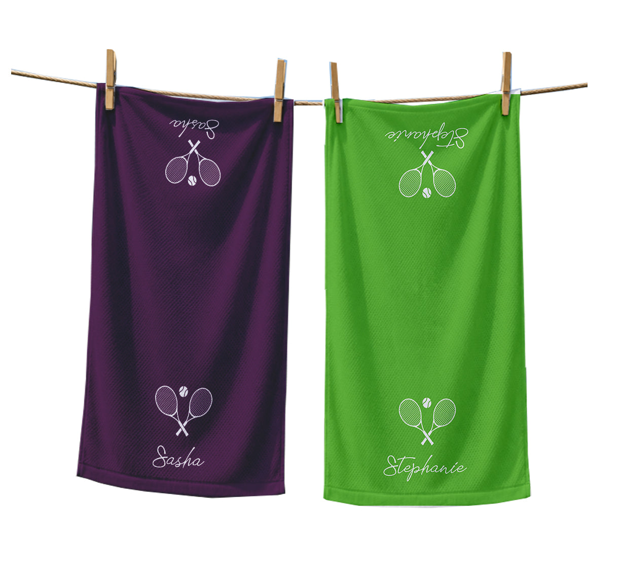 Personalized Tennis Cooling Towel | Custom Name Sports Towel | Tennis Player Gift | Tennis Team Gift | Tennis Coach Gift | Tennis Match Gift (16x32)