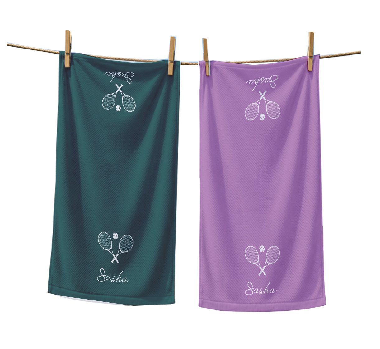 Personalized Tennis Cooling Towel | Custom Name Sports Towel | Tennis Player Gift | Tennis Team Gift | Tennis Coach Gift | Tennis Match Gift (16x32)