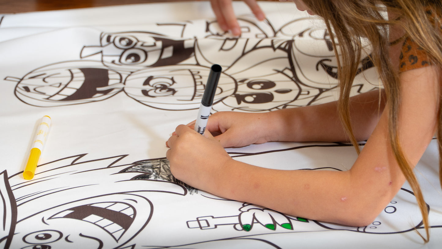 Custom Doodle Towel with Gaming Design