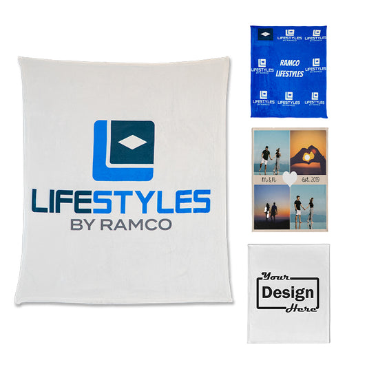 Custom Soft Fleece Throw Blanket