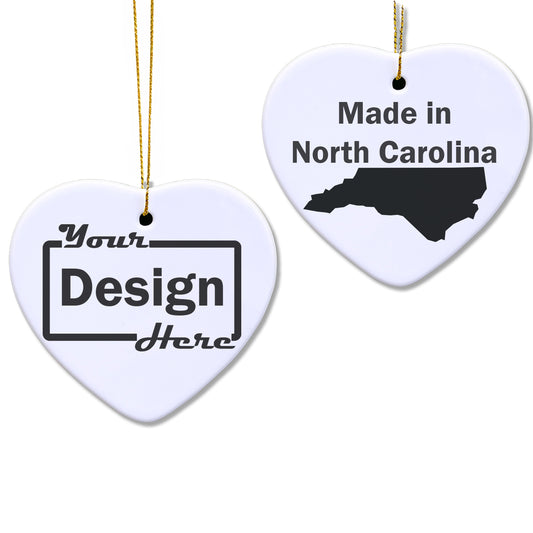 Blank Heart Ornament