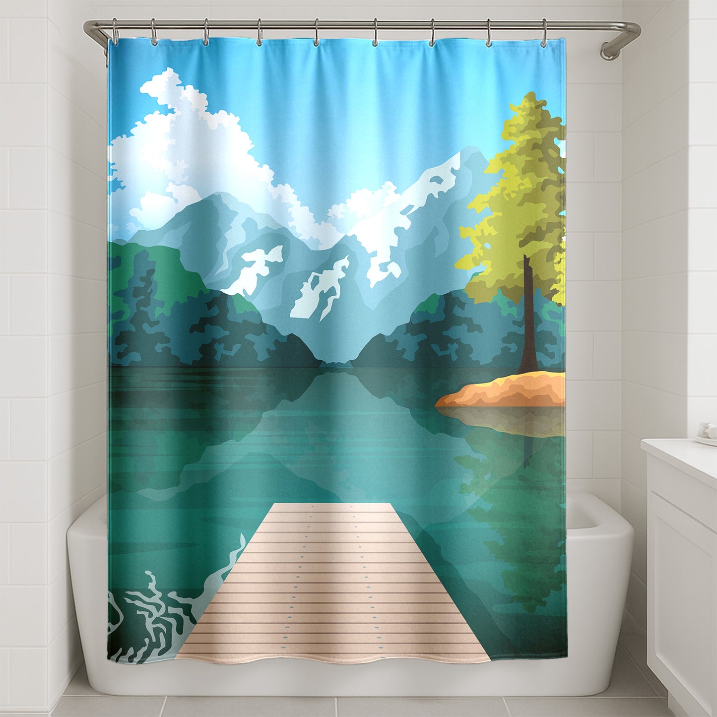 Personalized Photo Shower Curtain