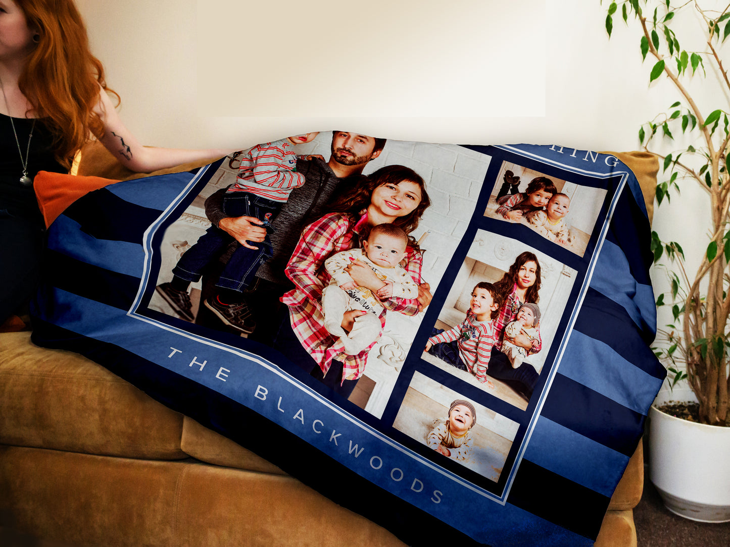 Family is Everything Plush Throw (50” x 60”)