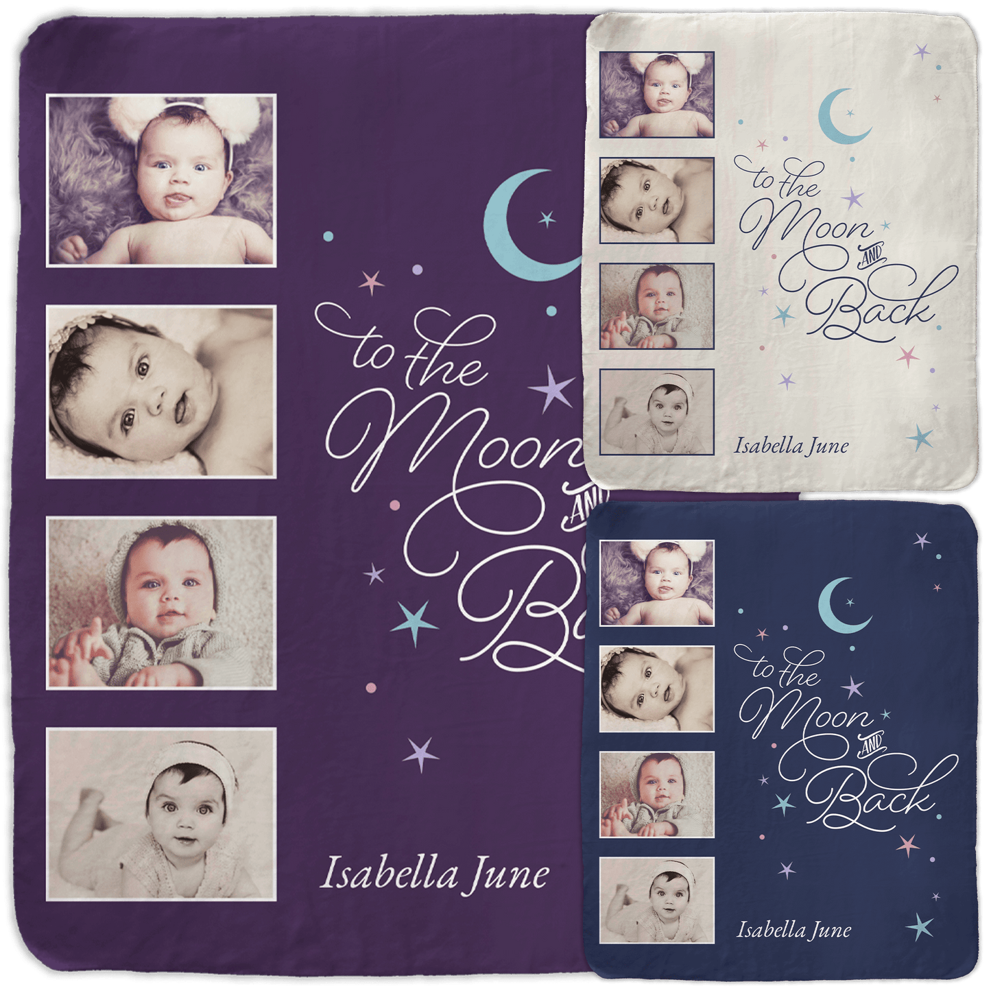 To The Moon & Back: A Challenger Lambswool Throw (50” x 60”)