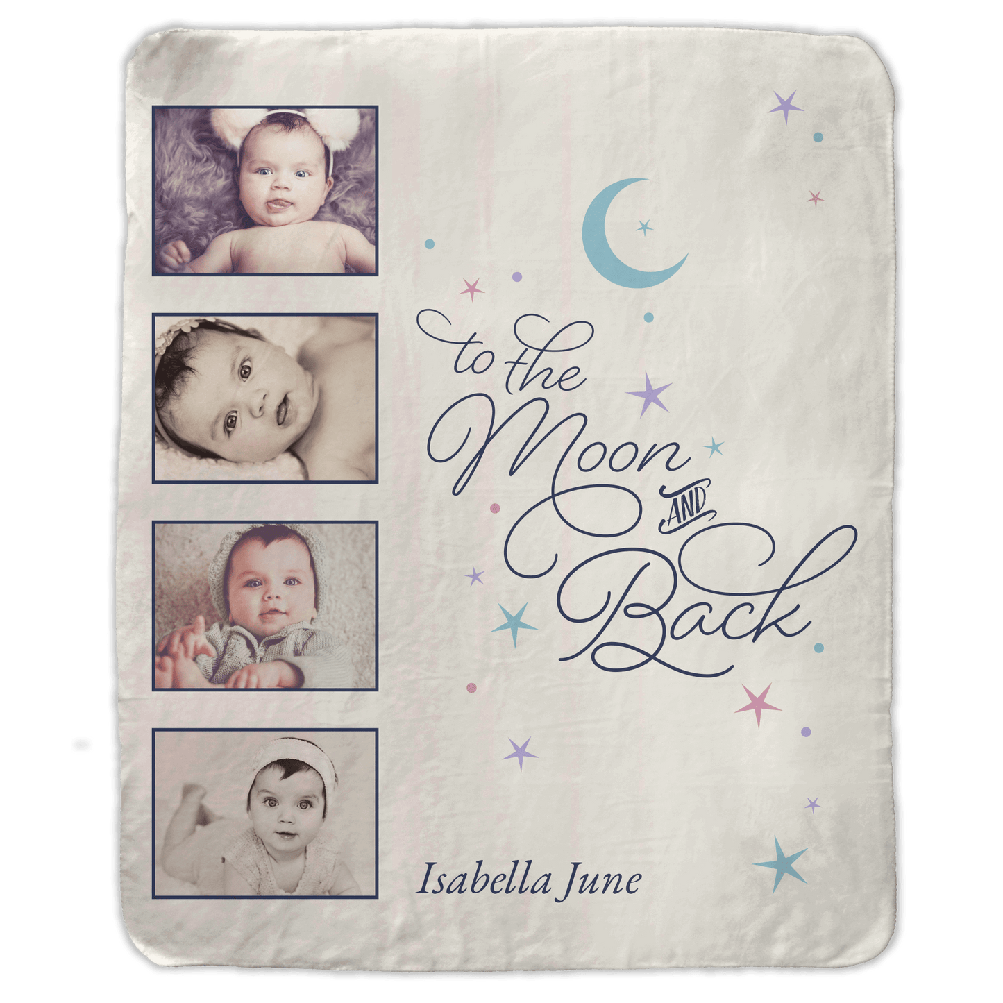 To The Moon & Back: A Challenger Lambswool Throw (50” x 60”)