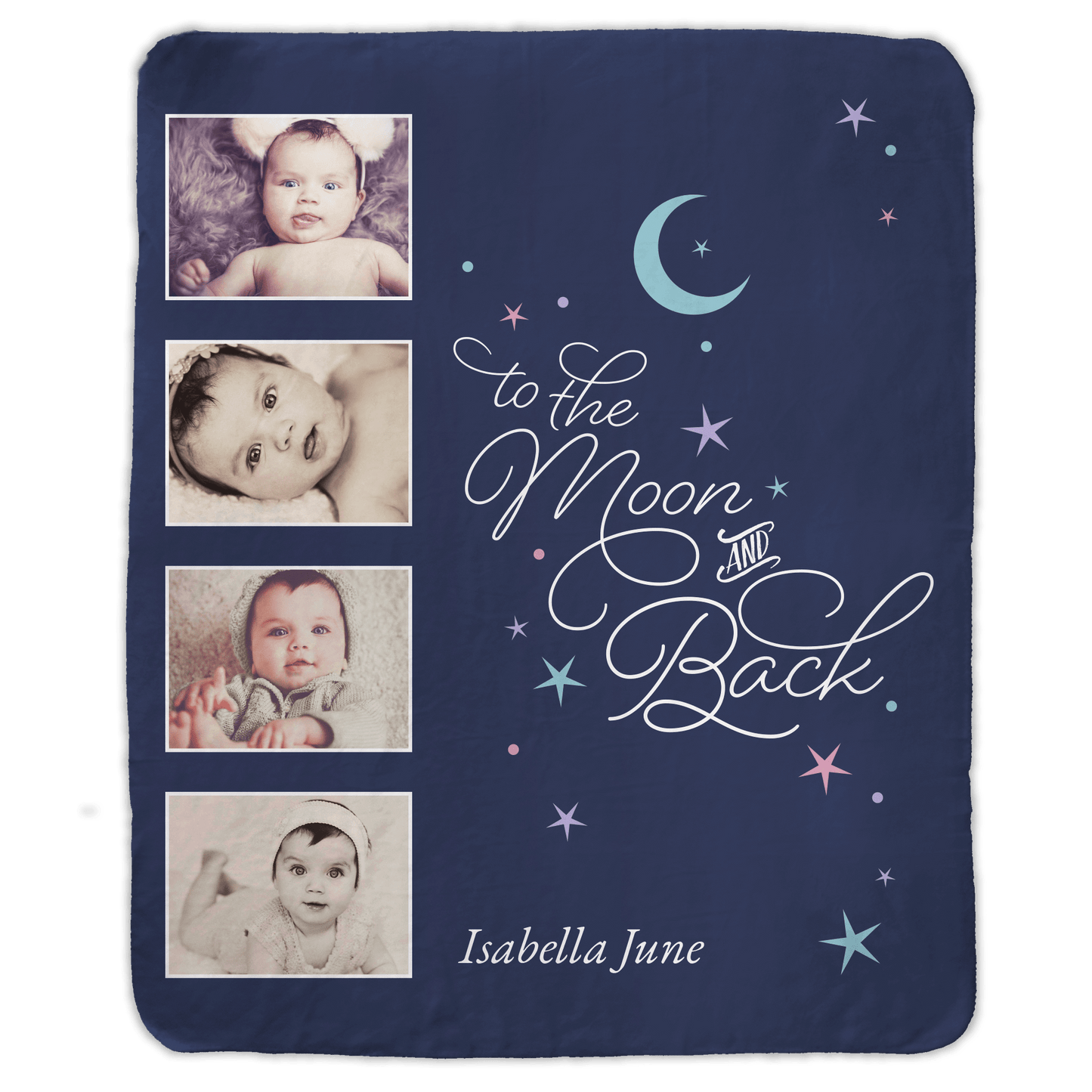 To The Moon & Back: A Challenger Lambswool Throw (50” x 60”)