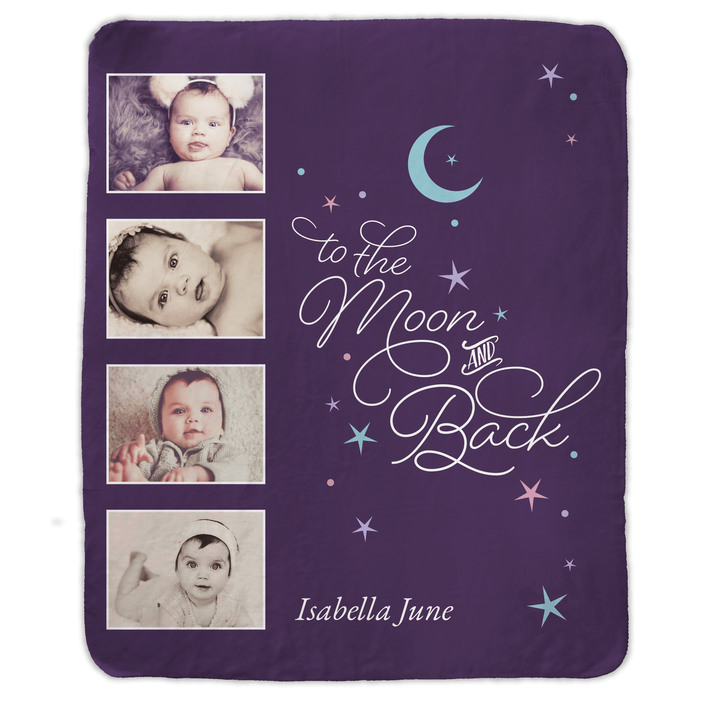 To The Moon & Back: A Challenger Lambswool Throw (50” x 60”)