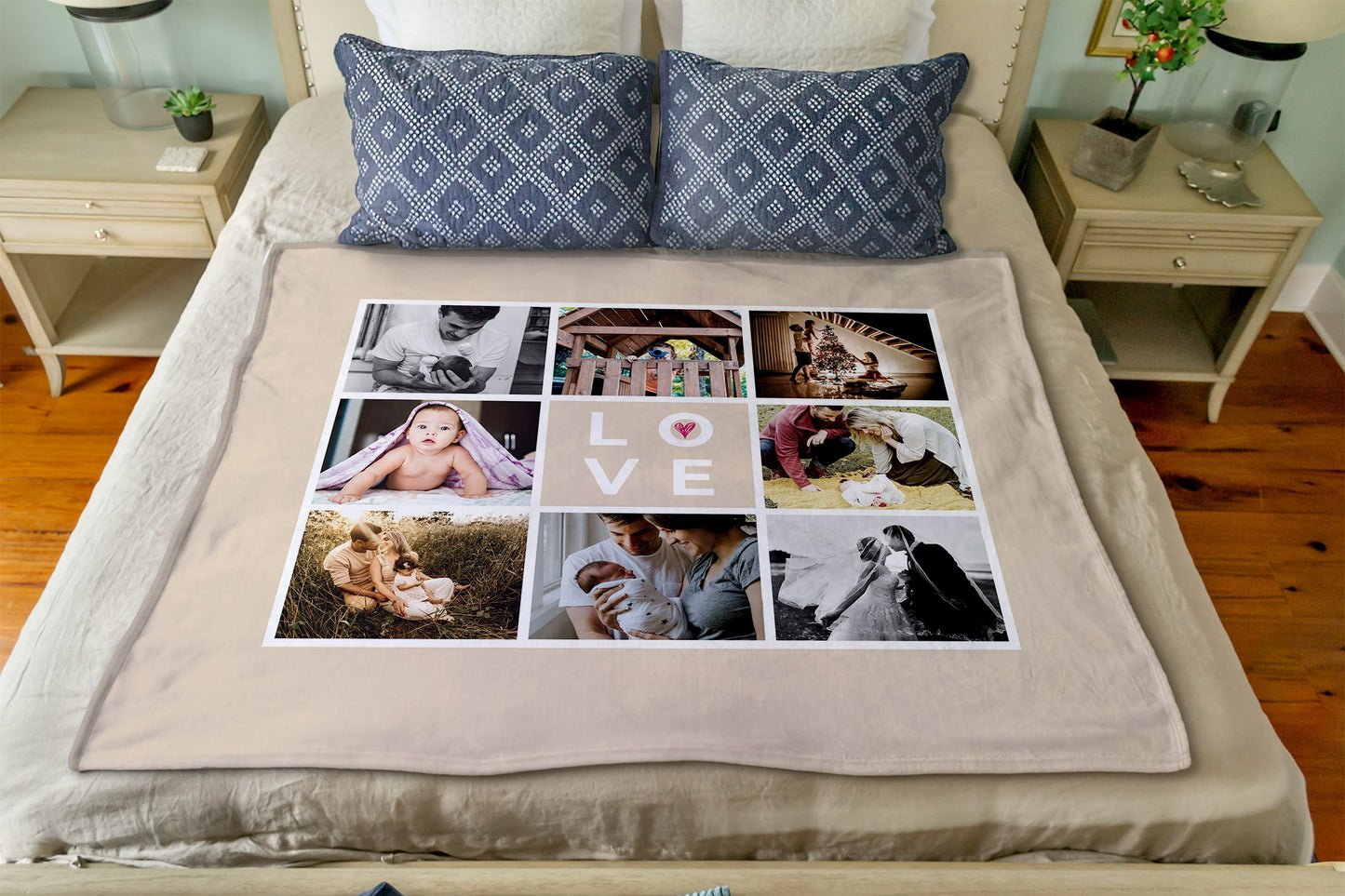 L O V E: Plush Throw (50” x 60”)