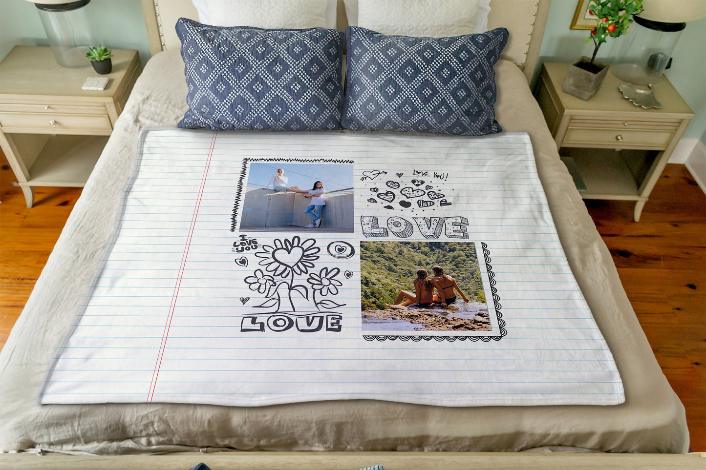 Love Notes: Plush Throw (50” x 60”)