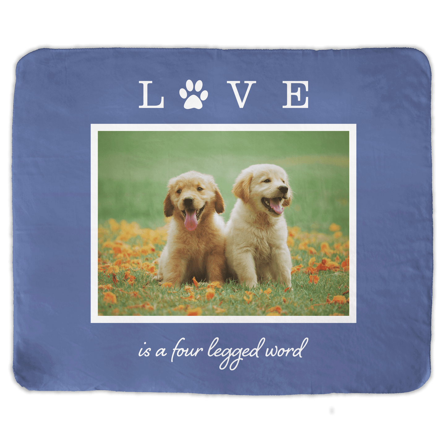 Love is Four-Legged Throw (50” x 60”)