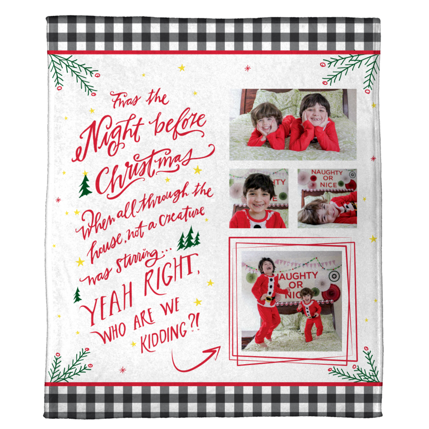 Our Night Before Christmas Blanket