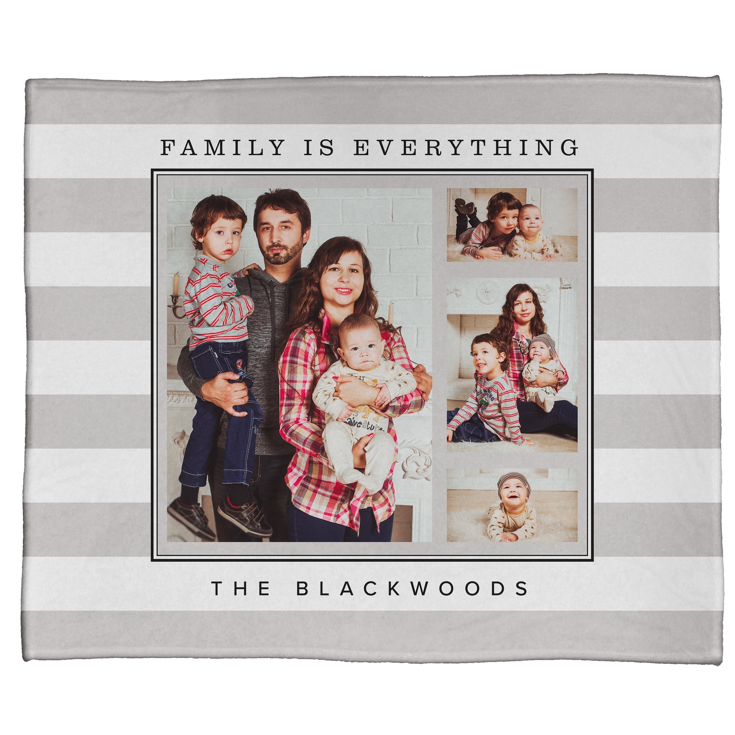 Family is Everything Plush Throw (50” x 60”)
