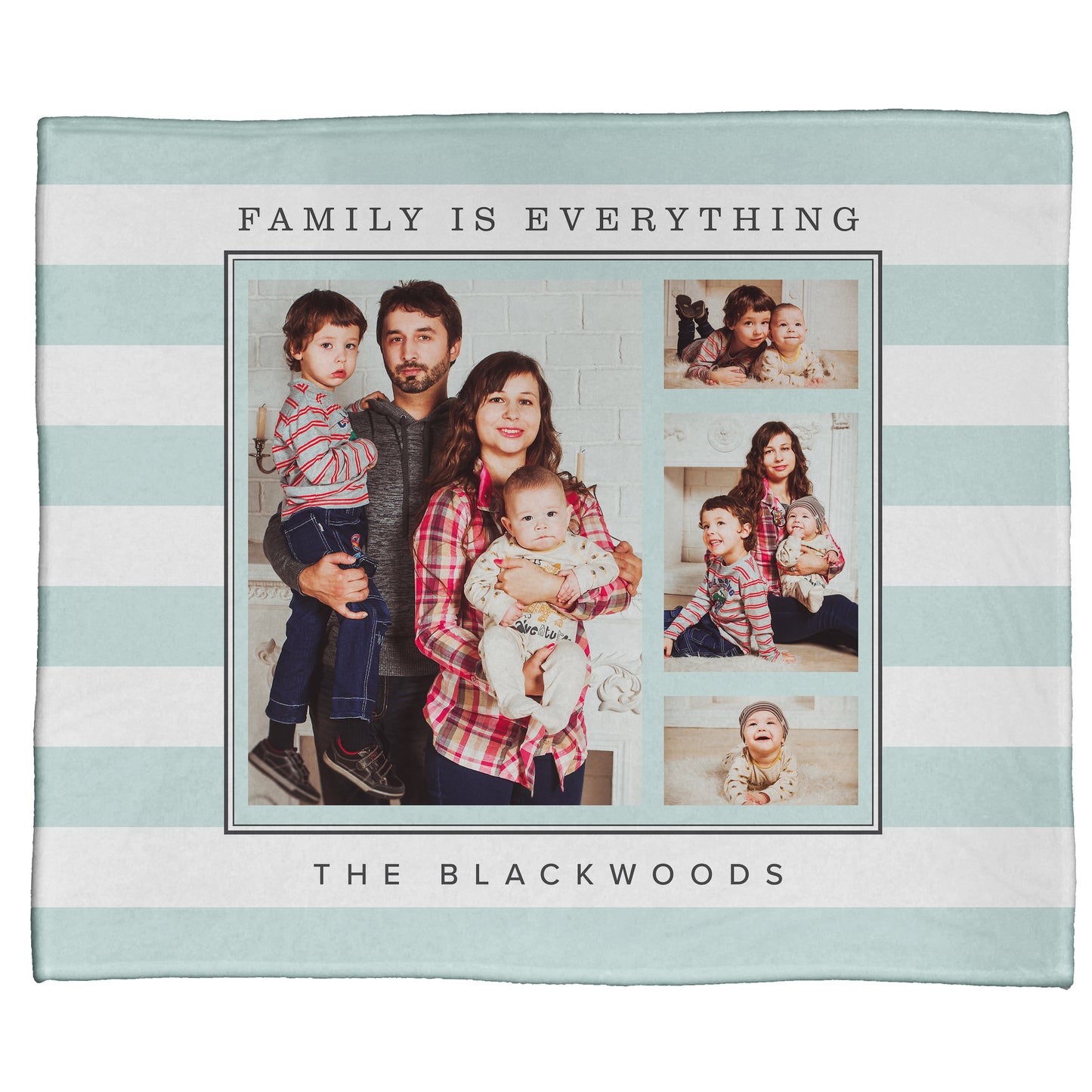 Family is Everything Plush Throw (50” x 60”)