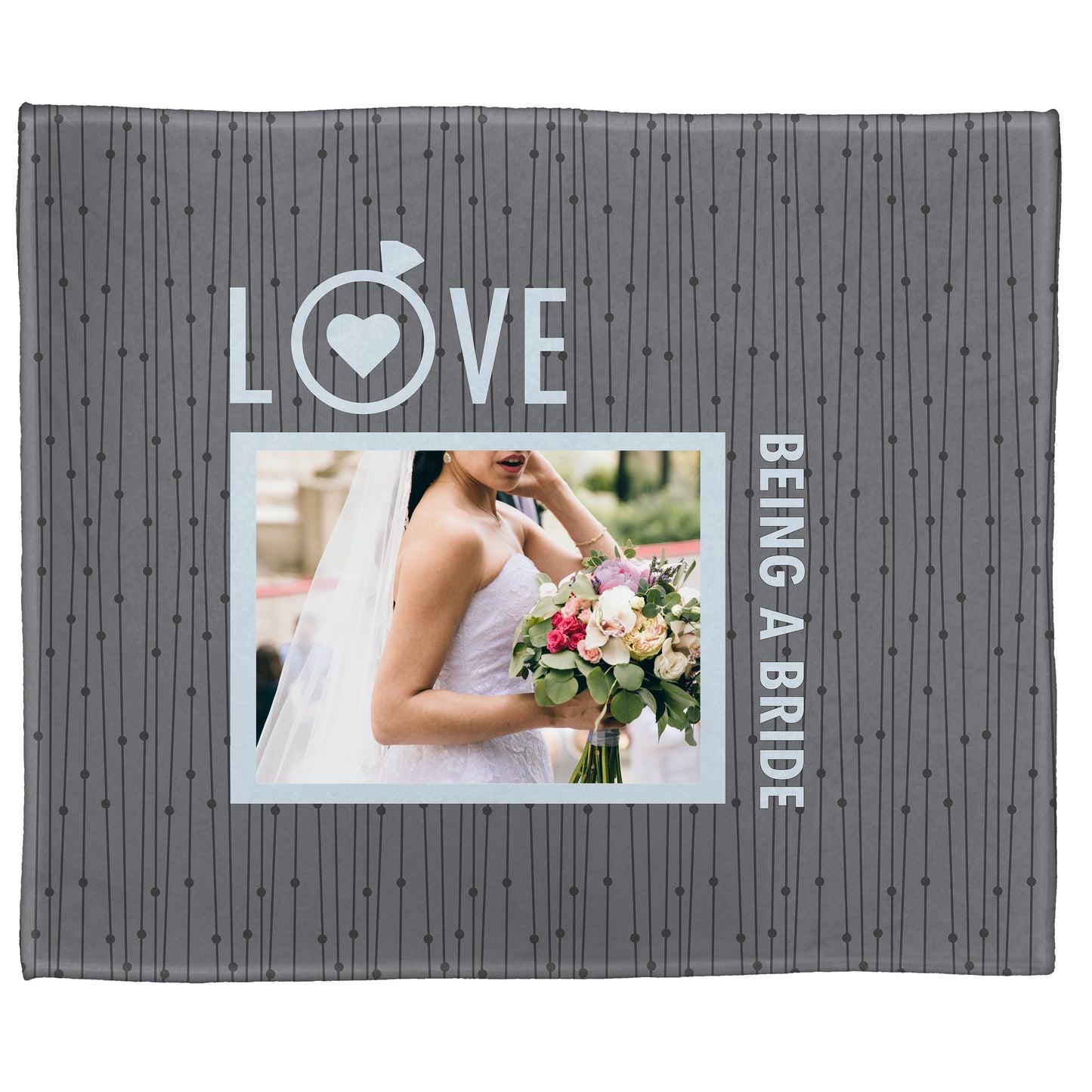 Love Being a Bride Plush Throw (50” x 60”)
