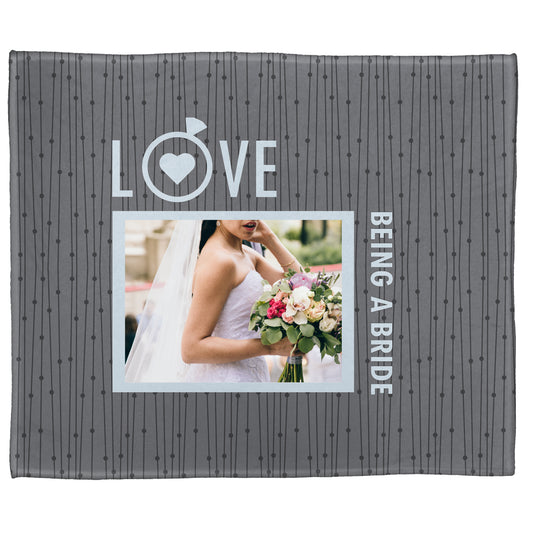 Love Being a Bride Plush Throw (50” x 60”)