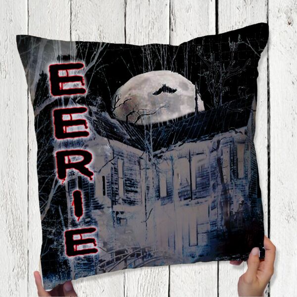 Halloween Eerie Throw Pillow - 16" Thumbnail