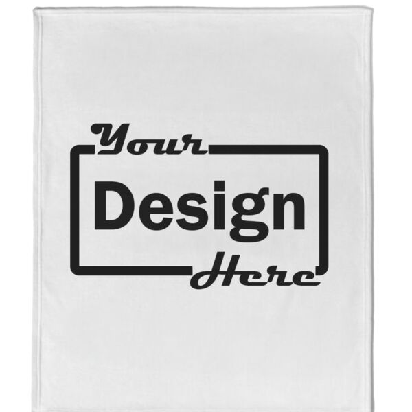 Personalized Collage Photo Large Velveteen Throw Blanket - 60" x 80" | Double Sided  Thumbnail