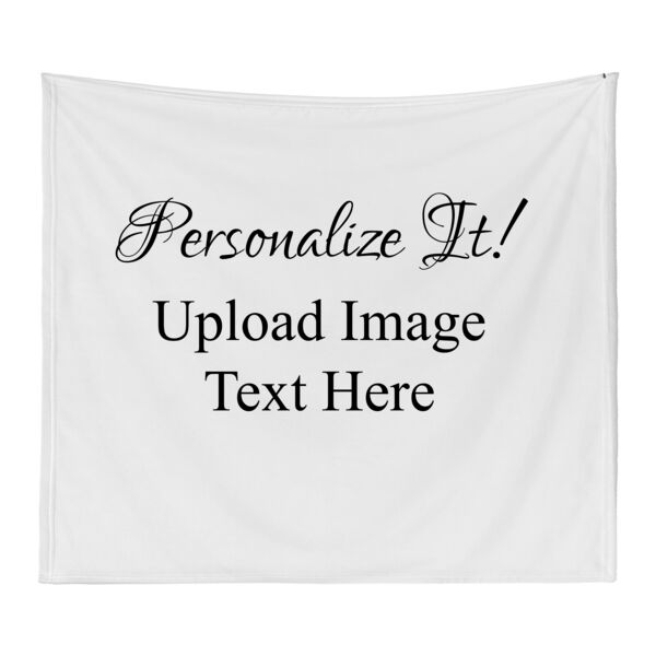  Personalized Photo Collage Microfiber Wall Tapestry - 50" x 60" Thumbnail
