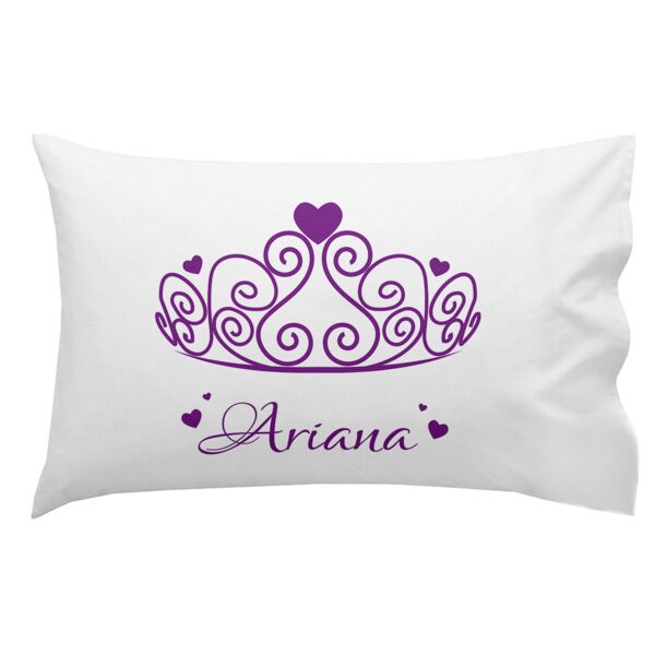 Monogrammed Princess Crown Pillow Case 30" x 20"  Thumbnail