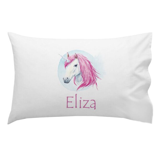 Monogrammed Unicorn Pillowcase 30" x "20  Thumbnail