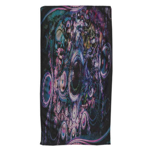 Funky Abstraction Oversized Beach Towel 30" x 60" - 3 Fabric Choices Available! Thumbnail