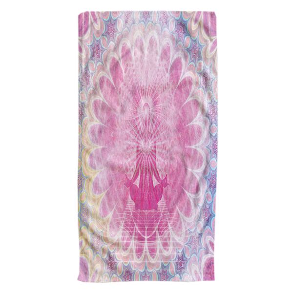 Meditation Oversized Beach Towel 30" x 60" - 3 Fabric Choices Available! Thumbnail