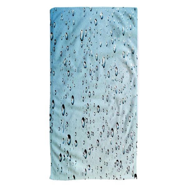 Raindrops Oversized Beach Towel 30" x 60" - 3 Fabric Choices Available! Thumbnail