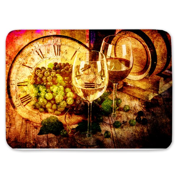 NEW!! Wine O Clock Kitchen Mat. 27" x 18" Thumbnail