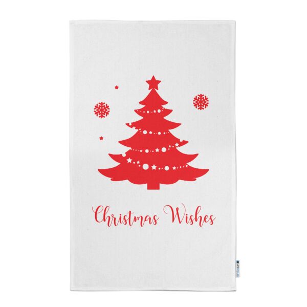 Personalized Photo Collage Christmas Wishes Kitchen Towel 11"x18" Thumbnail