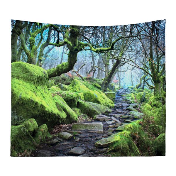 Personalized Photo Collage Forest  Microfiber Wall Tapestry  - 60" x 50" Thumbnail
